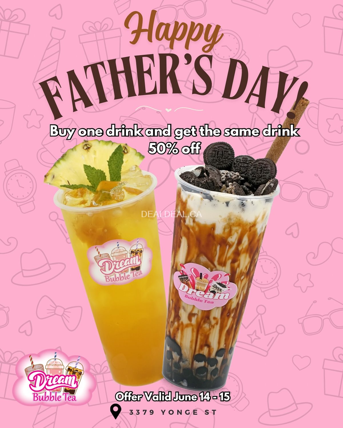 Father’s Day Deal at Dream Bubble Tea