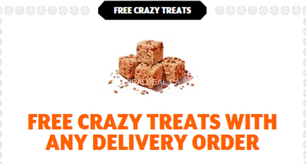 Free Crazy Treats with Delivery Orders at Little Caesars