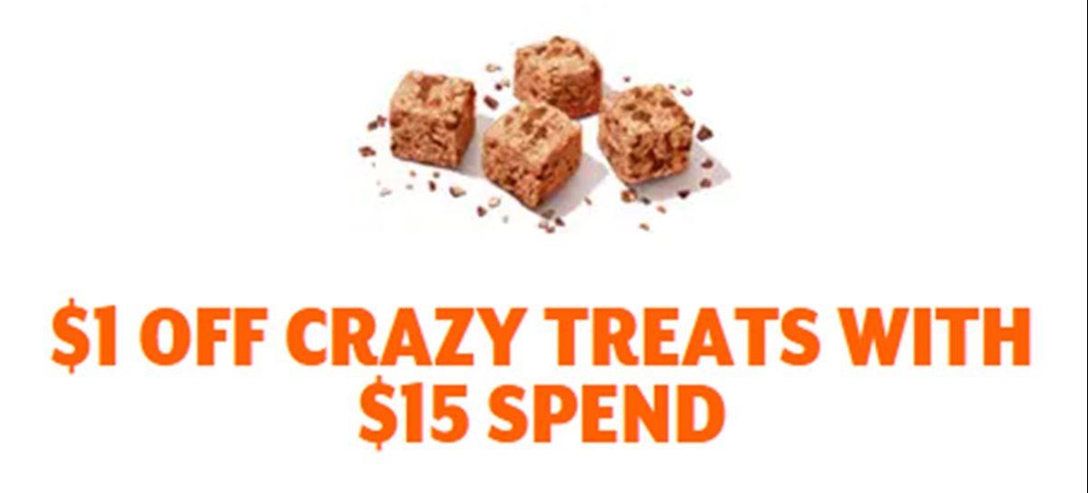 Get $1 Off Crazy Treats When You Spend $15 at Little Caesars