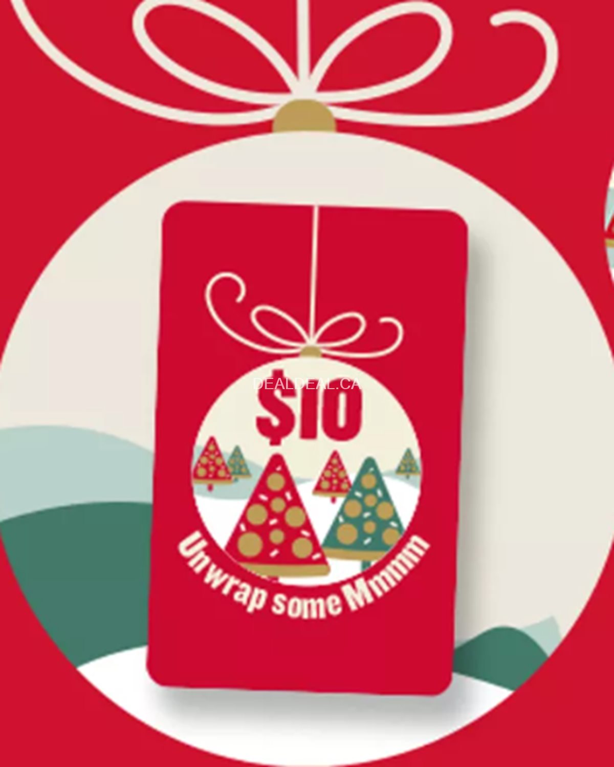 Get a FREE $10 promo card at Boston Pizza