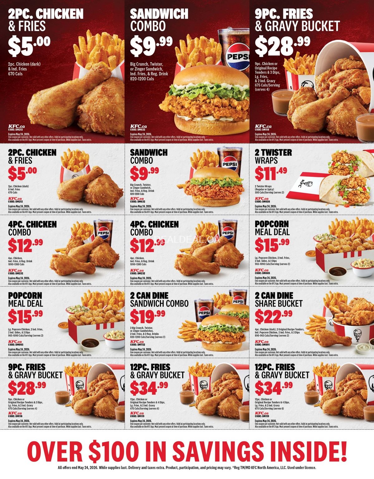 KFC North Bay (Ontario) Coupons, Flyers & Deals 2026 – Expires May image 2