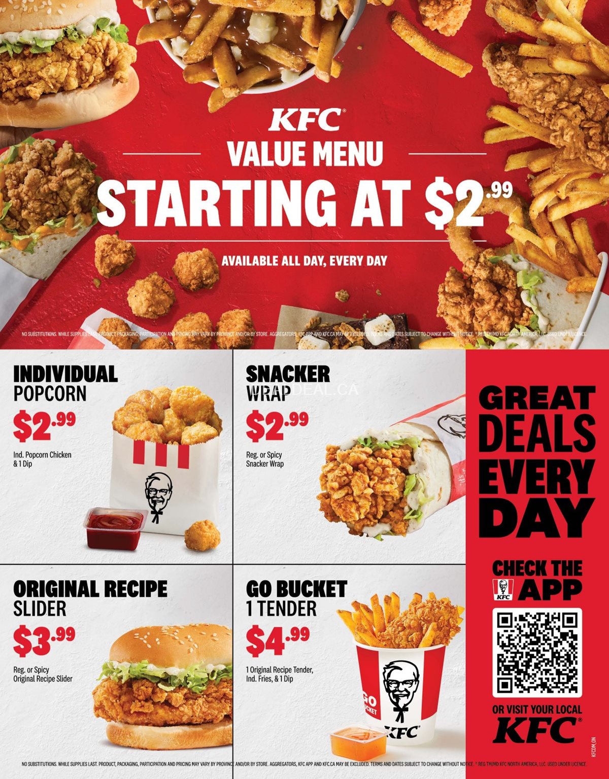 KFC Northern Ontario Coupons, Flyers & Deals 2026 – Expires May image 1