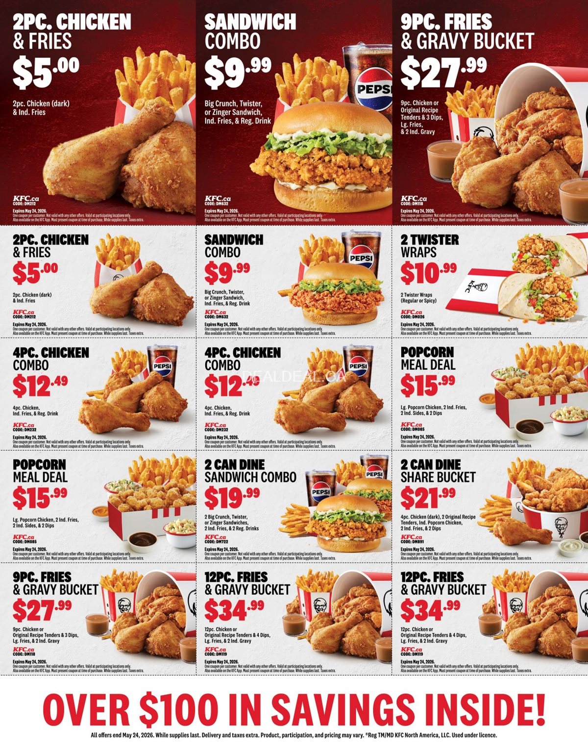 KFC Prince Edward Island Coupons, Flyers & Deals 2026 – Expires May image 2
