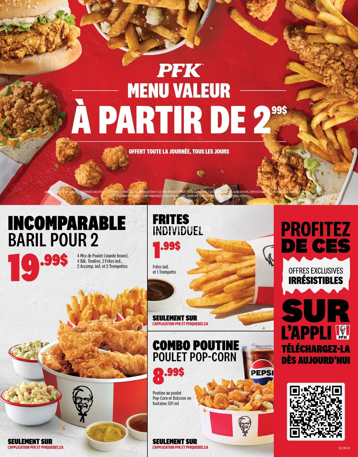 KFC Quebec Coupons, Flyers & Deals 2026 – Expires May image 1