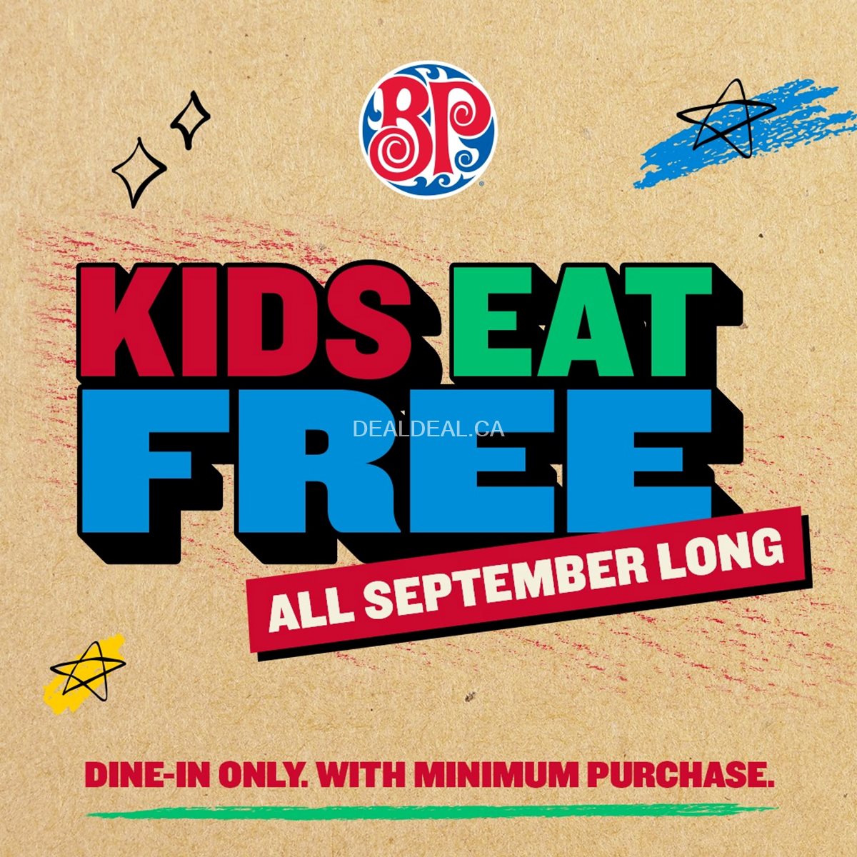 Kids Eat Free at Boston Pizza Until September 30, 2024!
