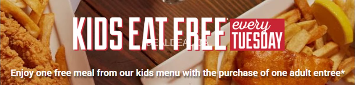 Kids Eat Free Every Tuesday at The Pickle Barrel