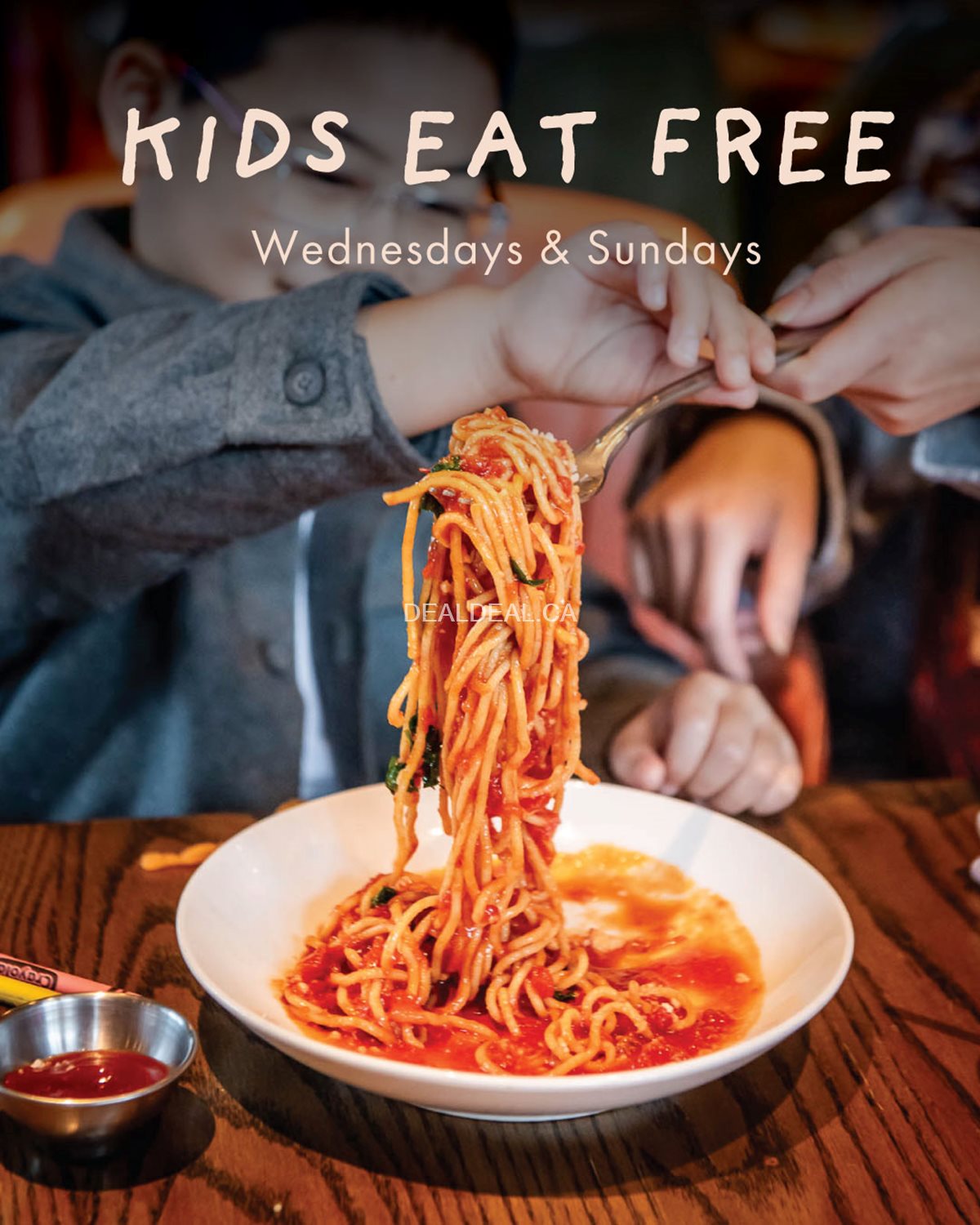 Kids eat Free on Wednesdays and sundays at Parcheggio image 1