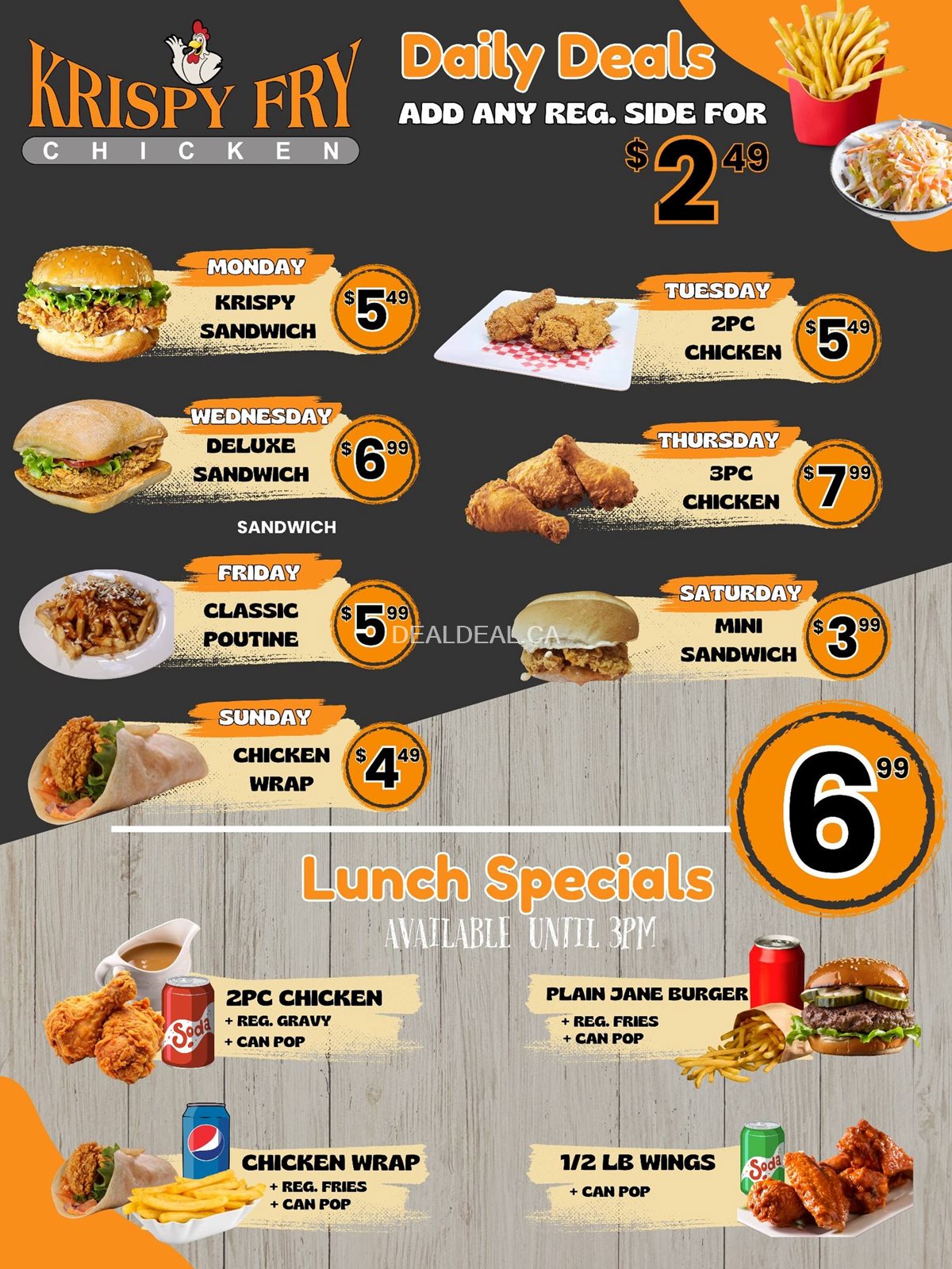 Krispy Fry Daily Deals & Lunch Specials
