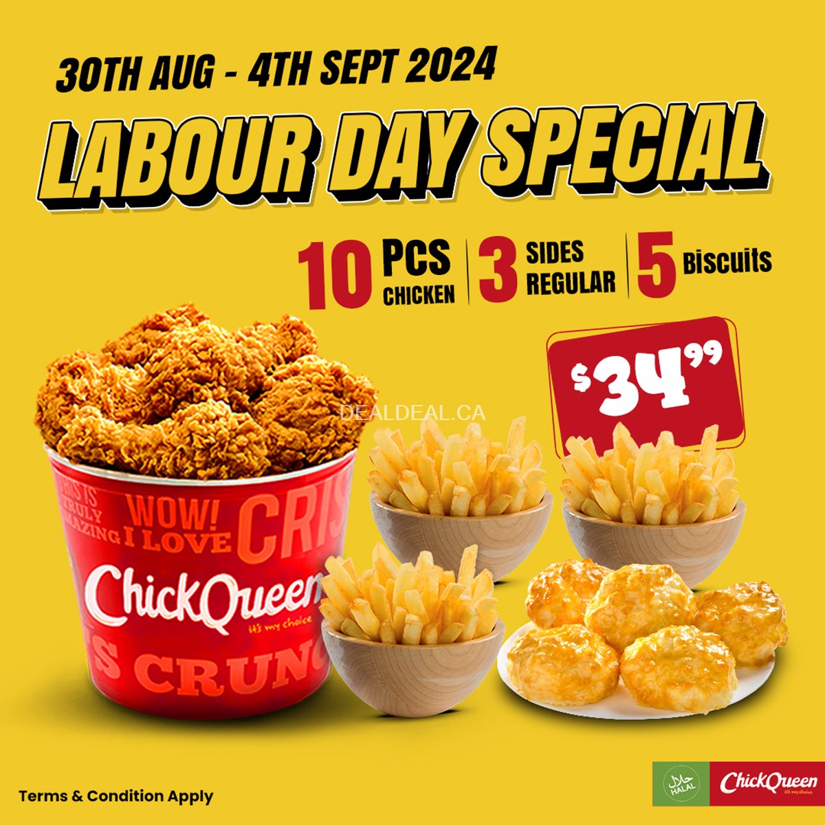 Labour Day Special at ChickQueen