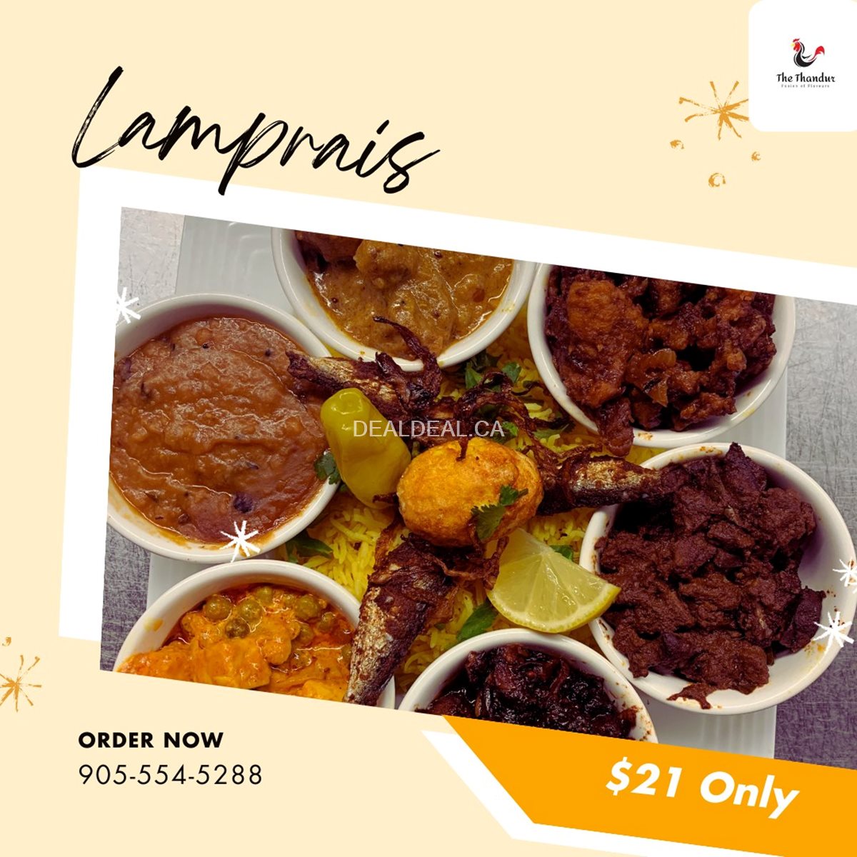Lamprais for just $21 at The Thandur Restaurant