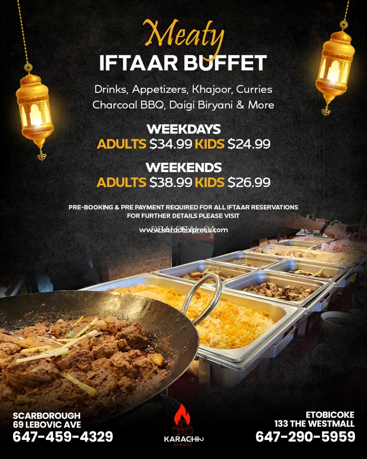 Meaty Iftar Buffet at Karachi Xpress