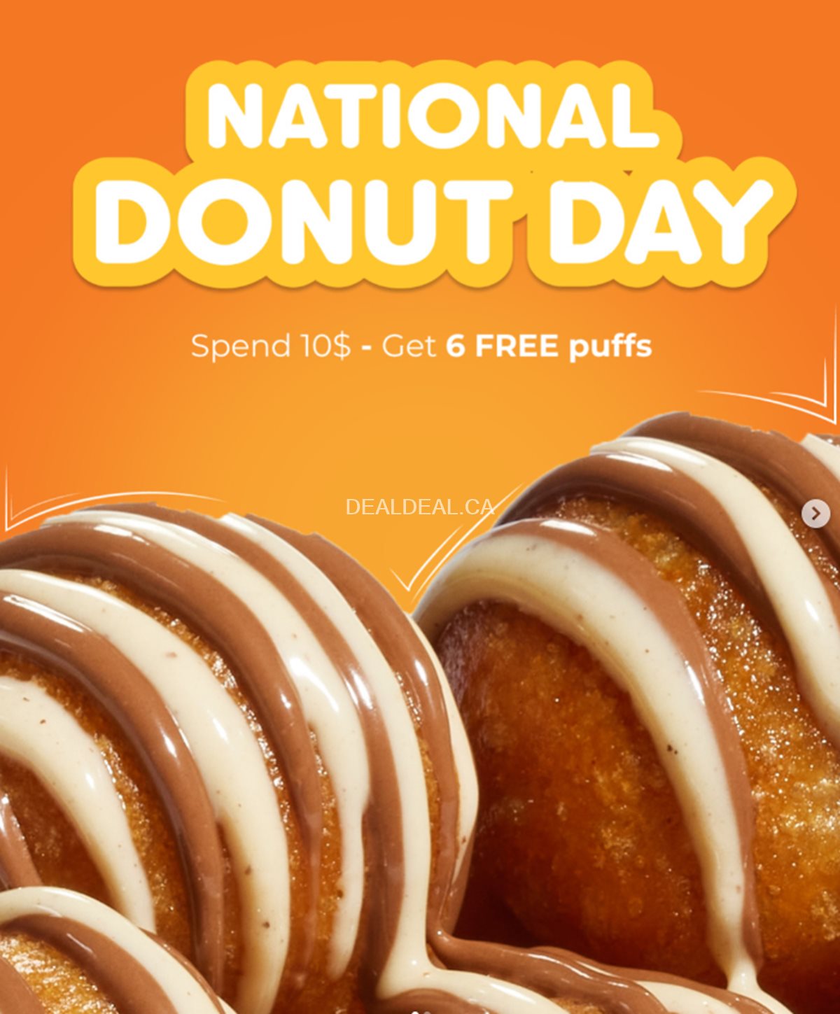 National Donut Day: Spend $10 and get 6 FREE puffs at Mr. Puffs