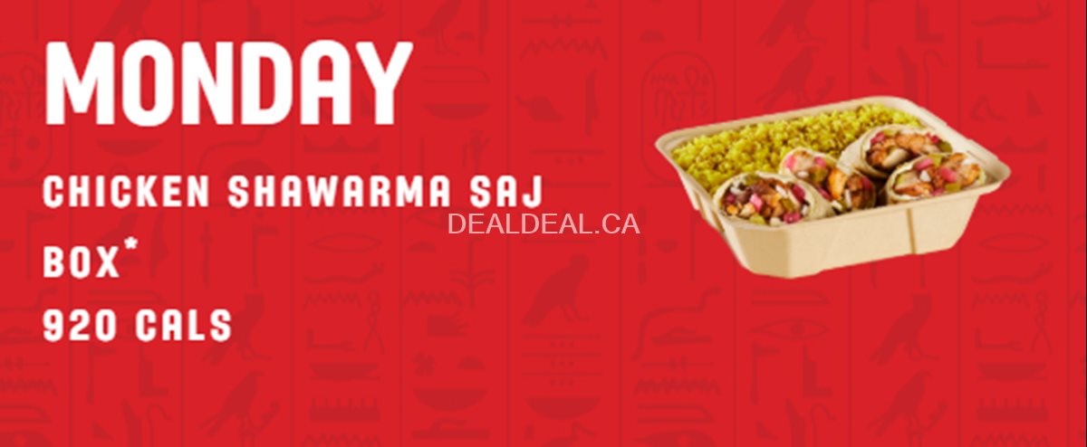 Osmow's Shawarma Daily Deals Specials - 2026