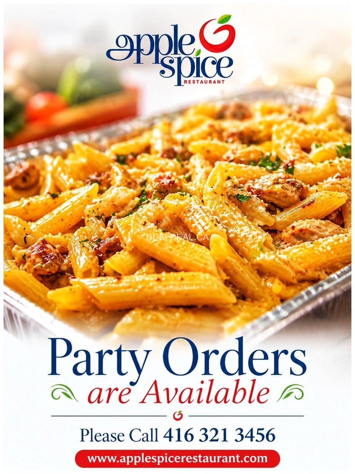Party Orders Are Available at Apple Spice Restaurant! image 1