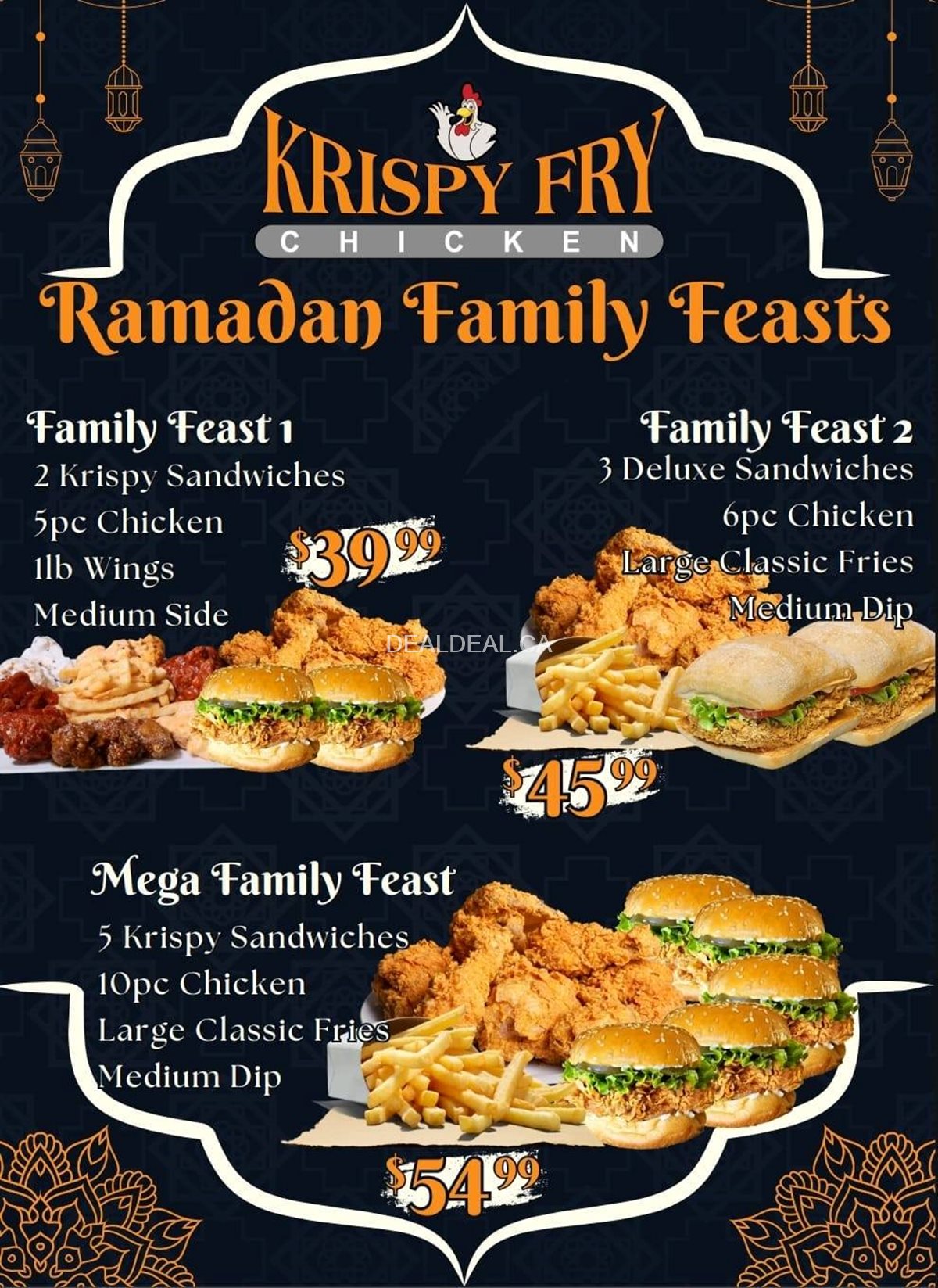 Ramadan Family Feasts at Krispy Fry Chicken