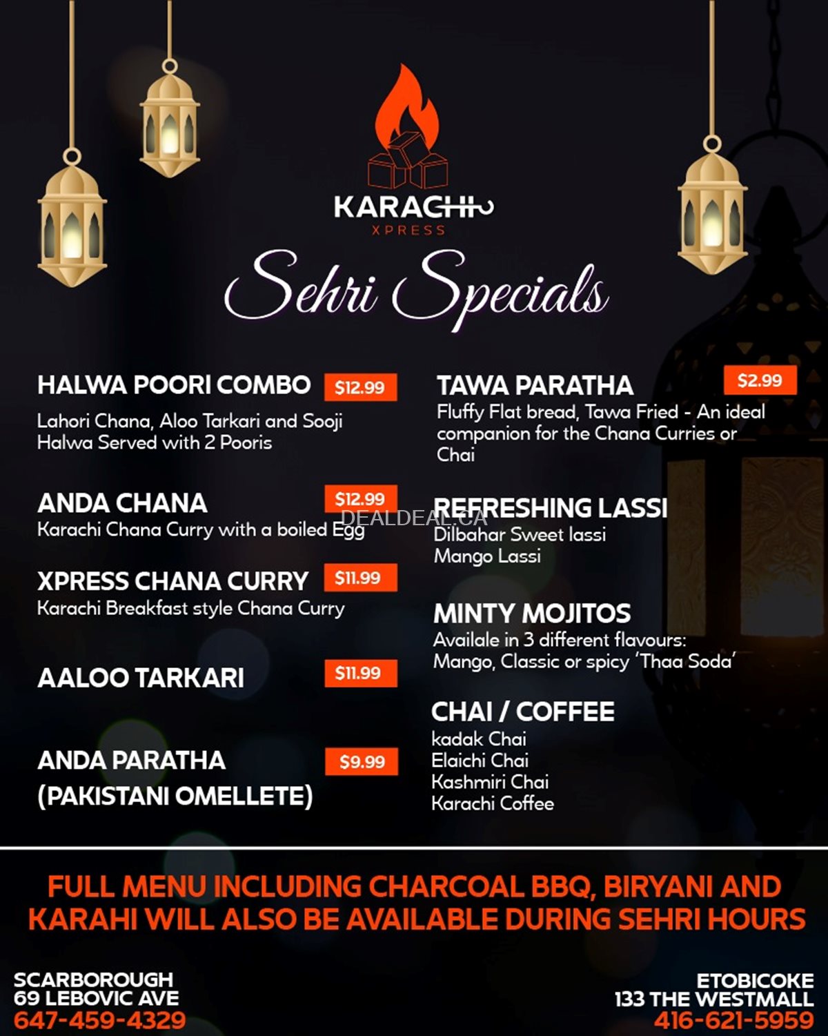 Sehri Specials at KarachiXpress