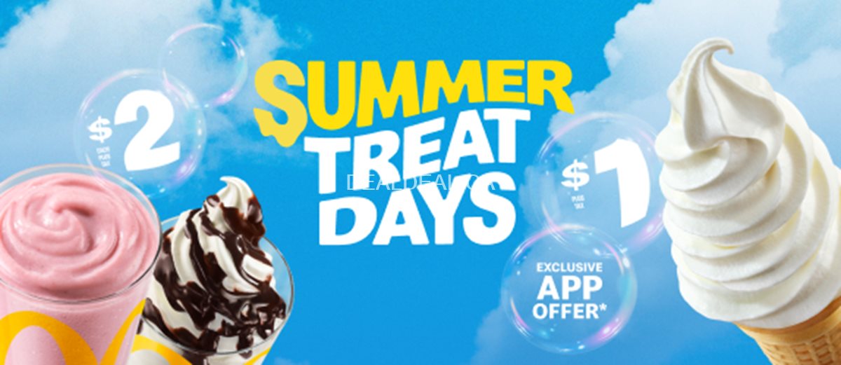 Summer treat Days 2025 at McDonalds