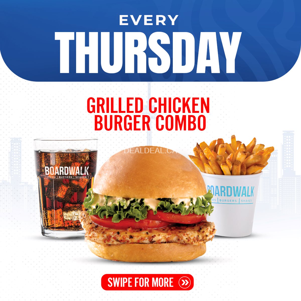 The Real Deal — $12.99 Combos Every Day at Boardwalk Fries Burgers Shakes image 5