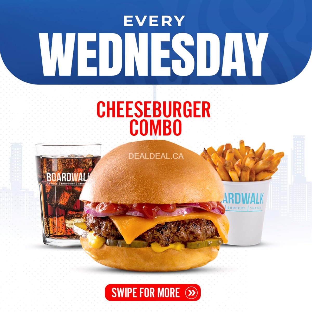 The Real Deal — $12.99 Combos Every Day at Boardwalk Fries Burgers Shakes image 4