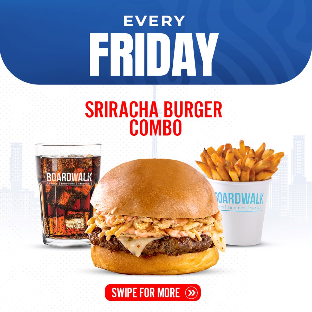 The Real Deal — $12.99 Combos Every Day at Boardwalk Fries Burgers Shakes image 6