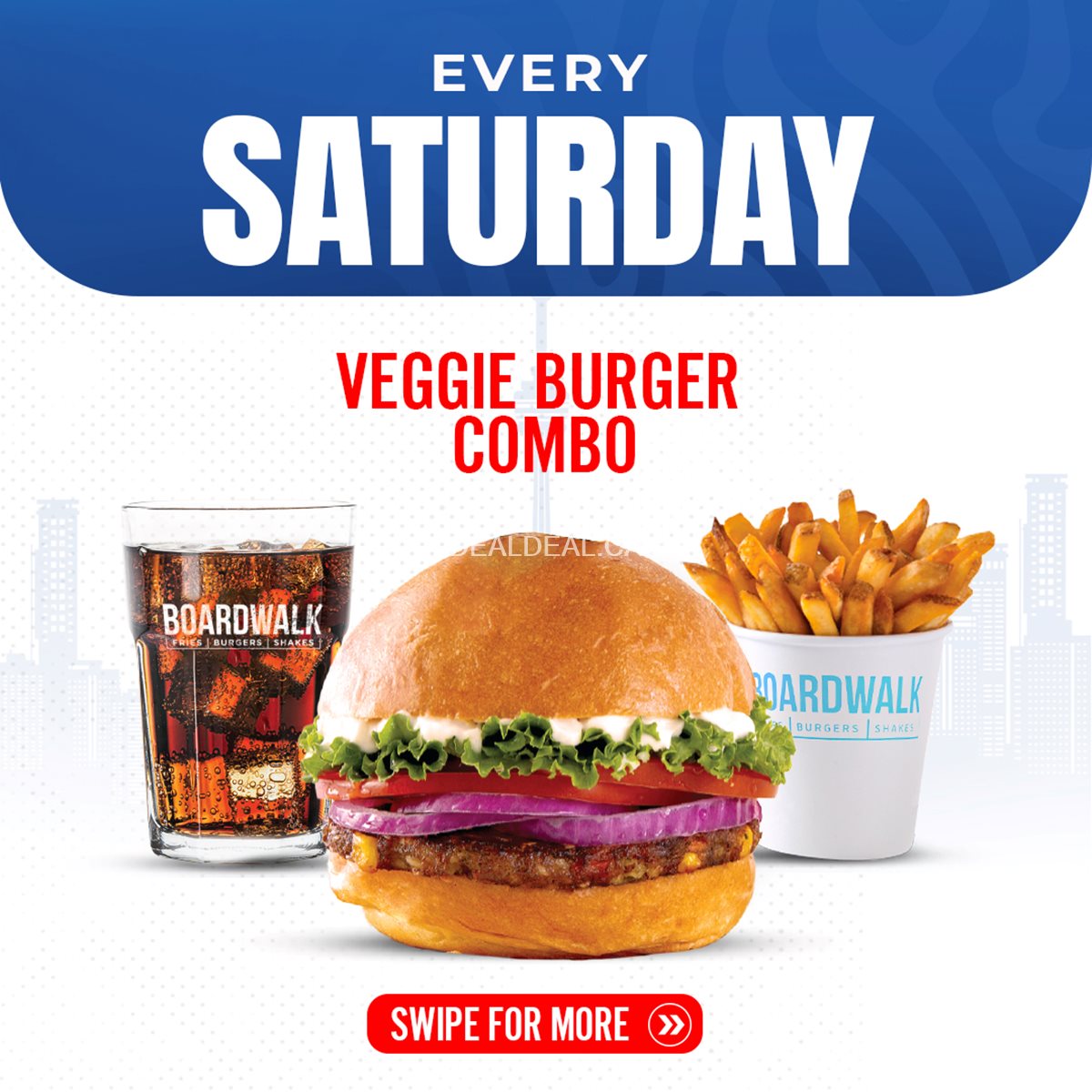 The Real Deal — $12.99 Combos Every Day at Boardwalk Fries Burgers Shakes image 7