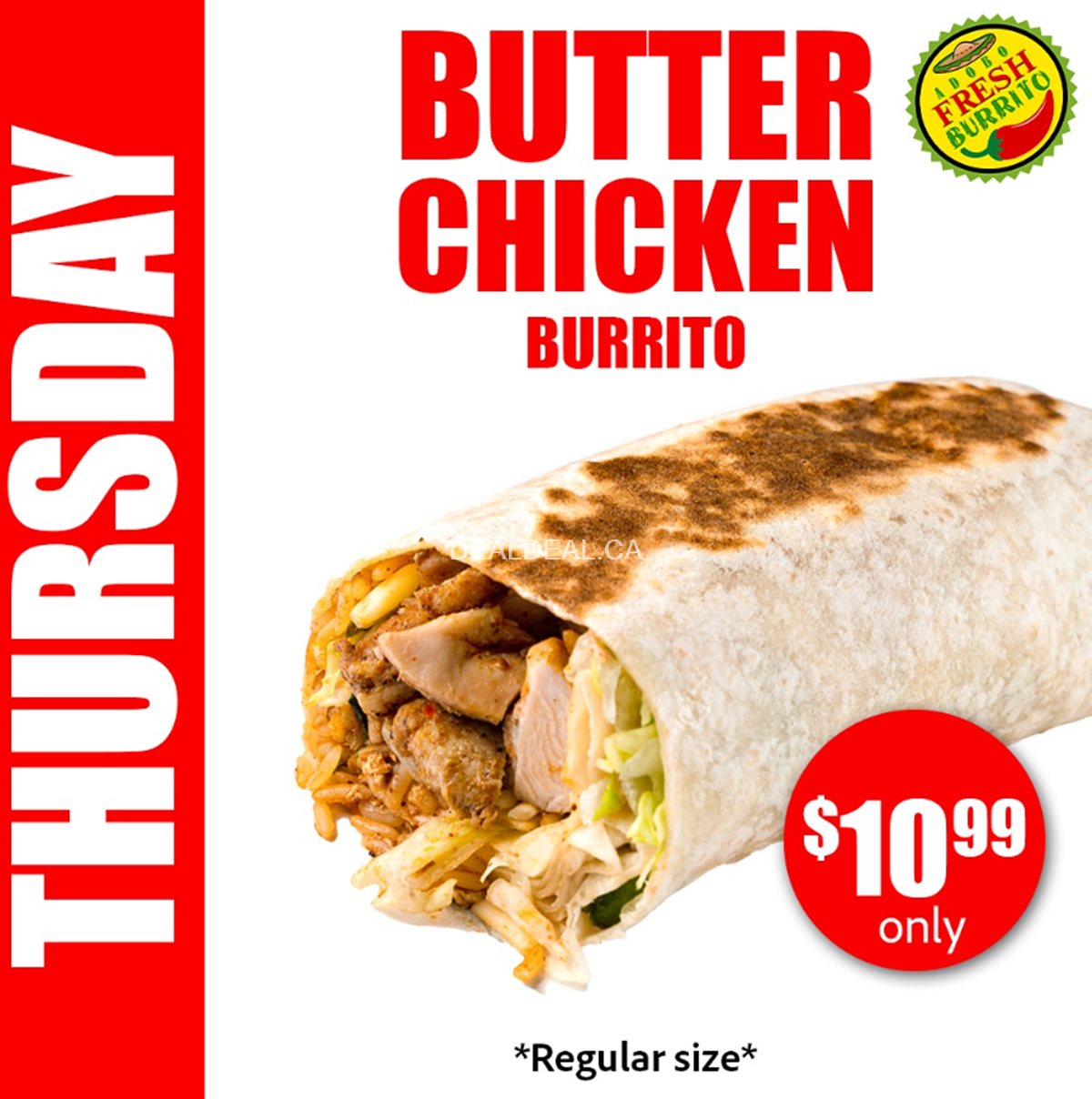 Daily deals at Fresh Burrito image 4