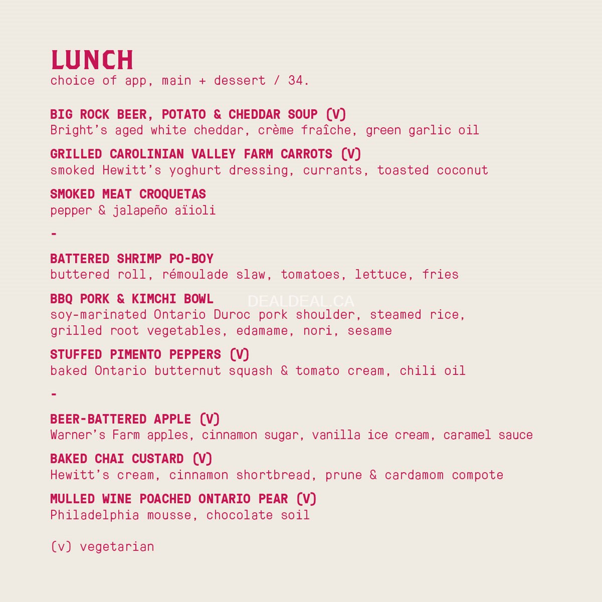 Winterlicious 2024: $34 lunch or $45 dinner prix fixe at Liberty Commons at Big Rock Brewery image 2
