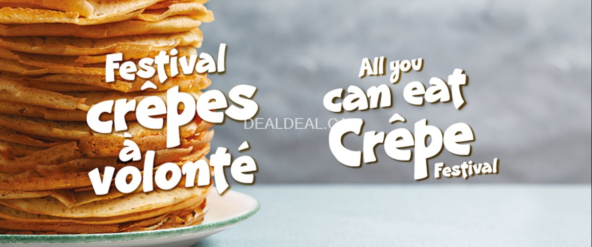 All You Can Eat Crepe Festival at Cora Breakfast and Lunch