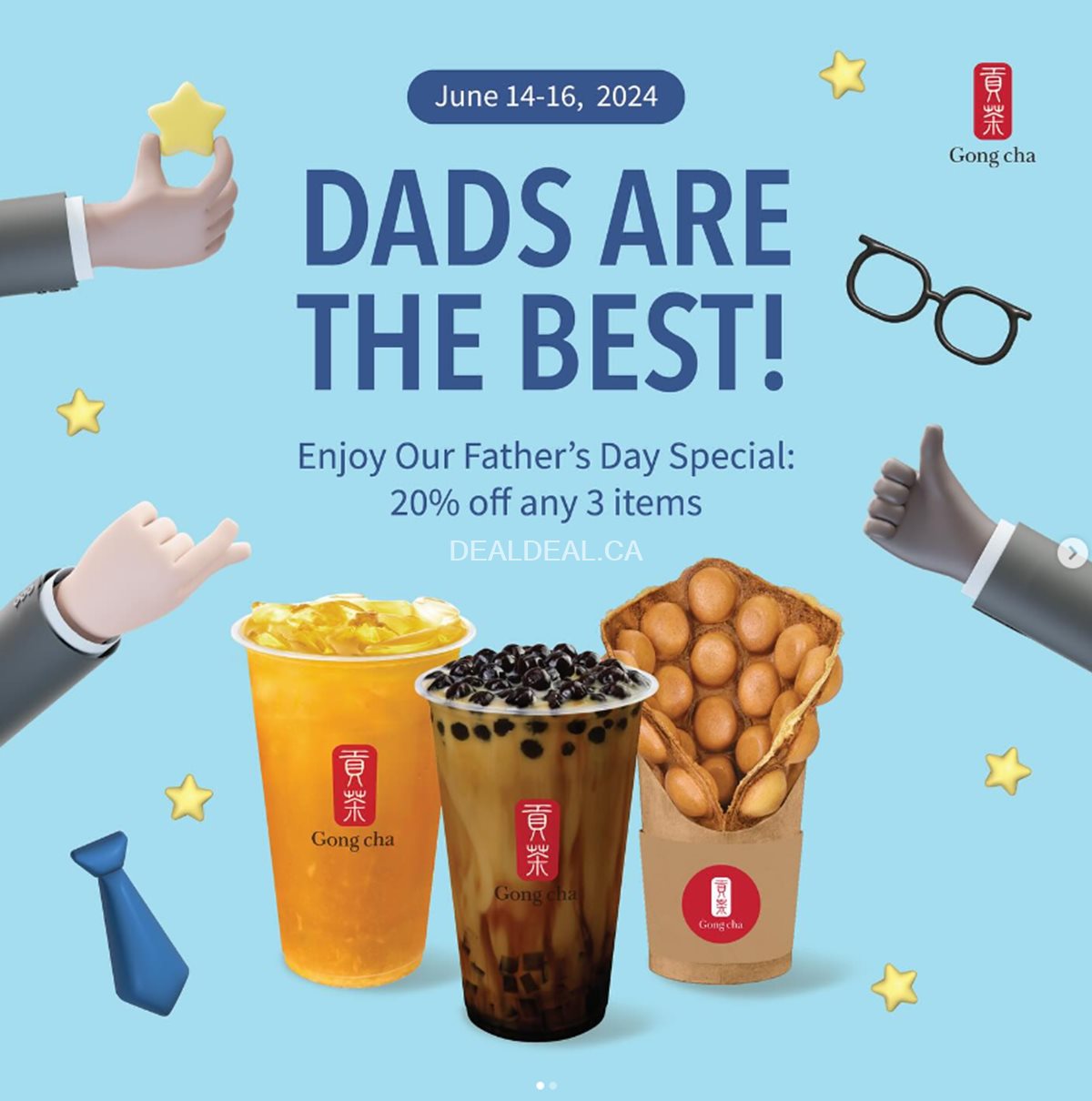 Father's Day Special at Gong Cha