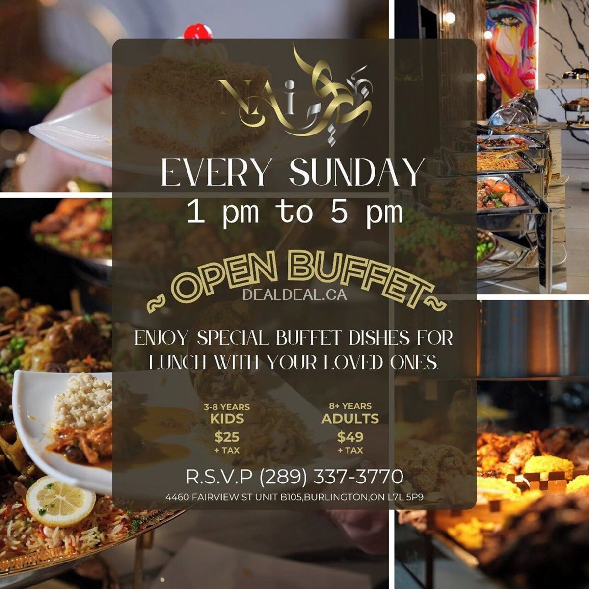 Enjoy special buffet dishes for lunch every Sunday at Nai Restaurant
