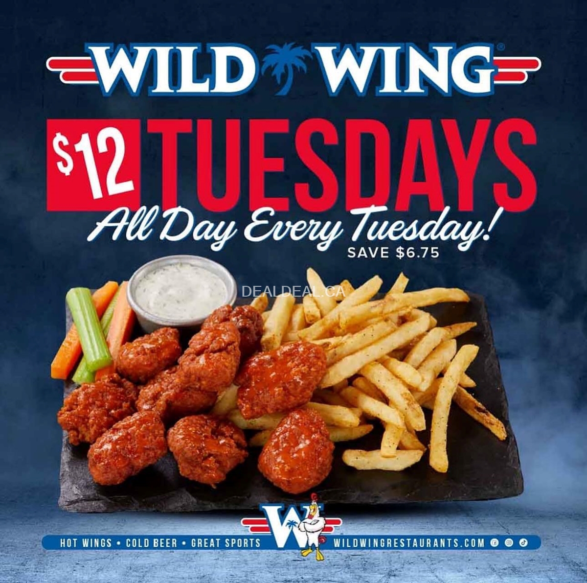 Wild Wing $12 Tuesdays Canada – All Day Every Tuesday!
