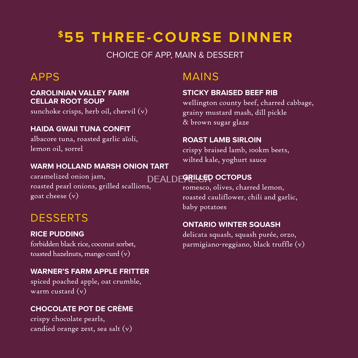 Winterlicious 2024: $55 three-course dinner menu at Luma image 2