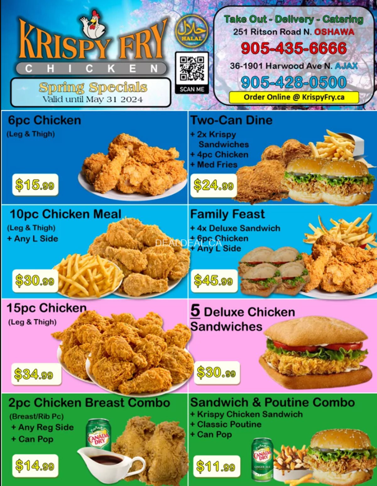 Spring Specials at Krispy Fry