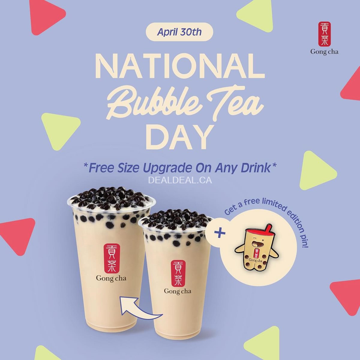 Celebrate National Bubble Tea Day at Gong Cha
