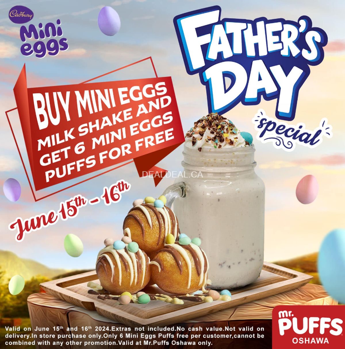 Father's Day Special at Mr. Puffs Oshawa