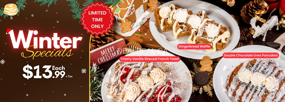 Winter Specials at Stacked Pancake & Breakfast House