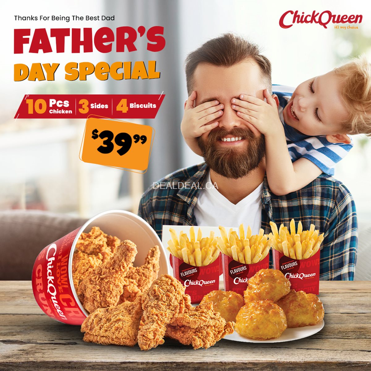 Father's Day special at ChickQueen
