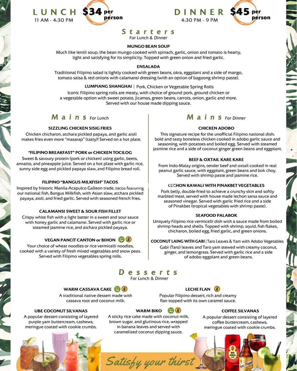 Winterlicious Menu at CASA manila