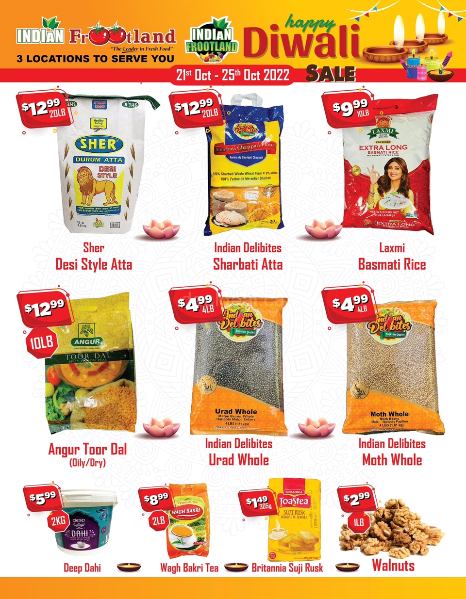 Diwali Sale at Indian Frootland