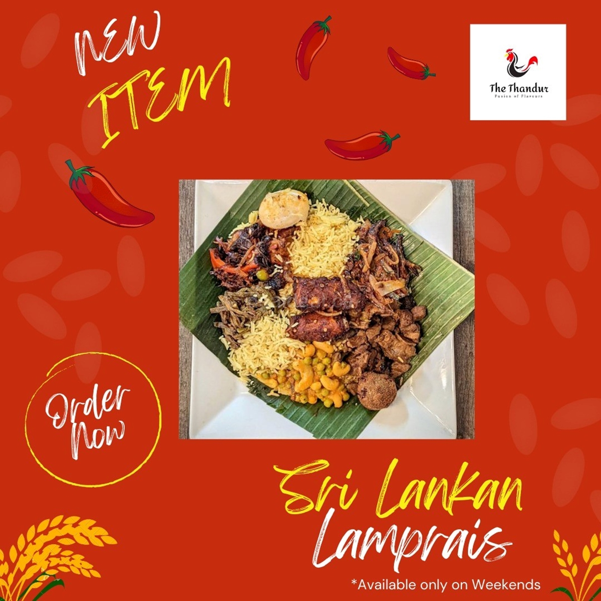 Enjoy Sri Lankan Lamprais at The Thandur Markham