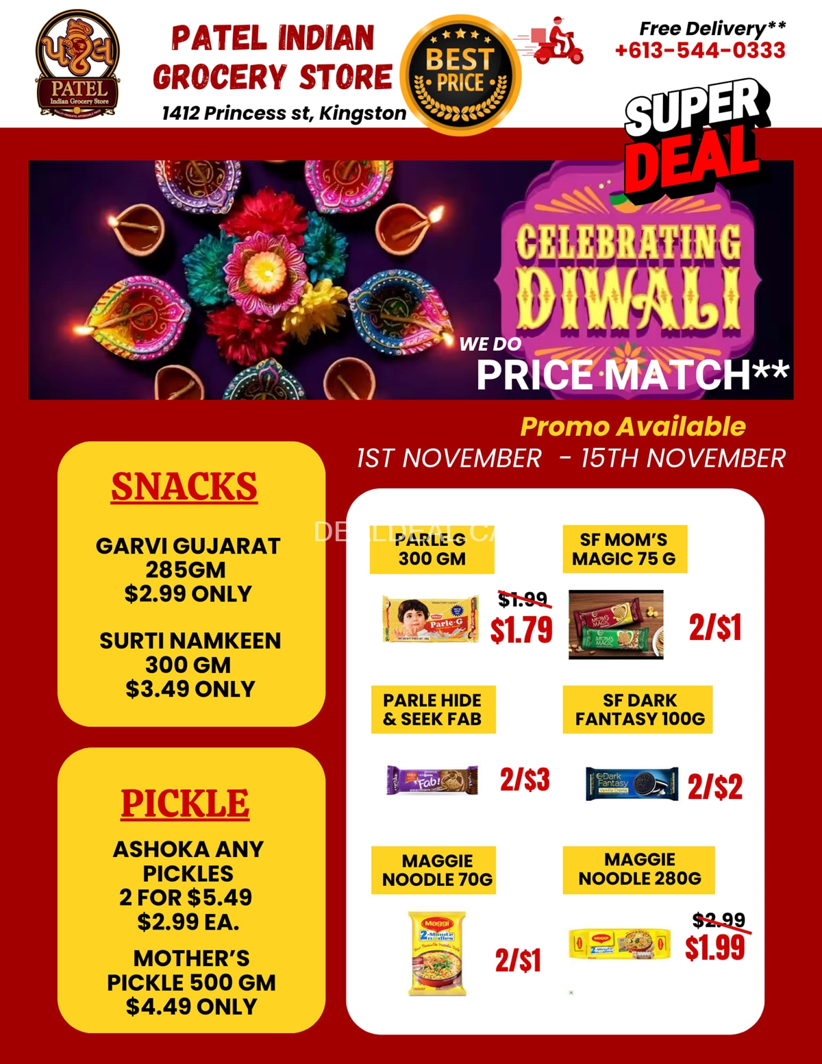 Diwali Specials at Patel Indian Grocery Store image 1