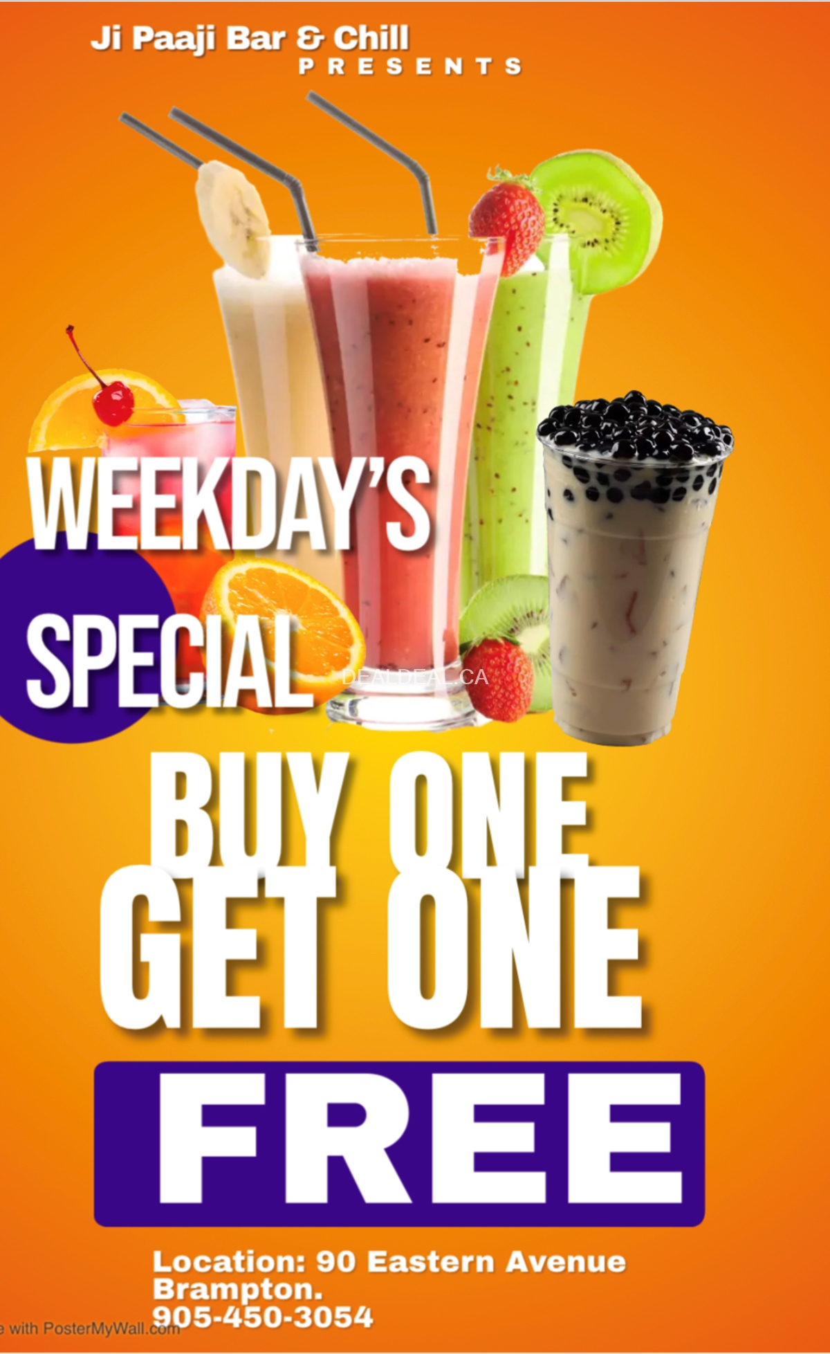 Buy one get one free at Ji Paaji Bar & Chill