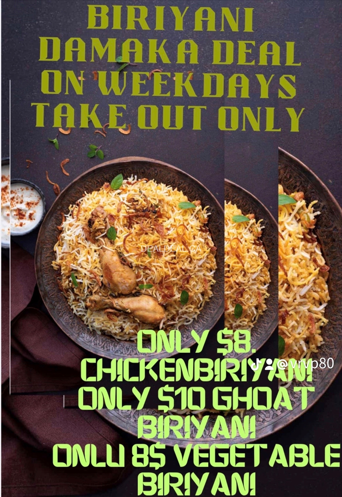 Biriyani Damaka Deal at Ji Paaji Bar & Chill