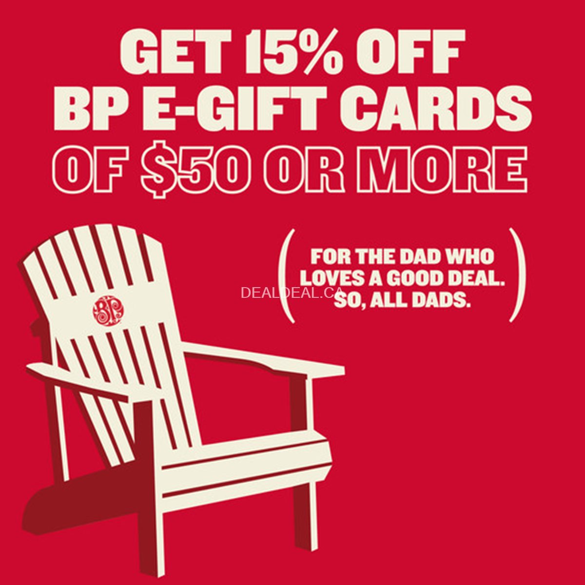 Get 15% off BP E-Gift Cards of $50 or more