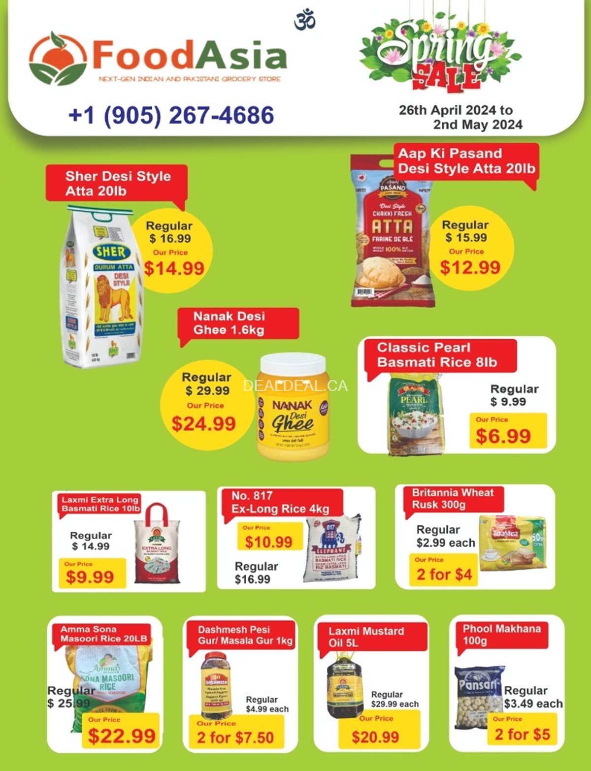 FoodAsia Weekly Flyer from April 26th to May 2nd, 2024 image 1