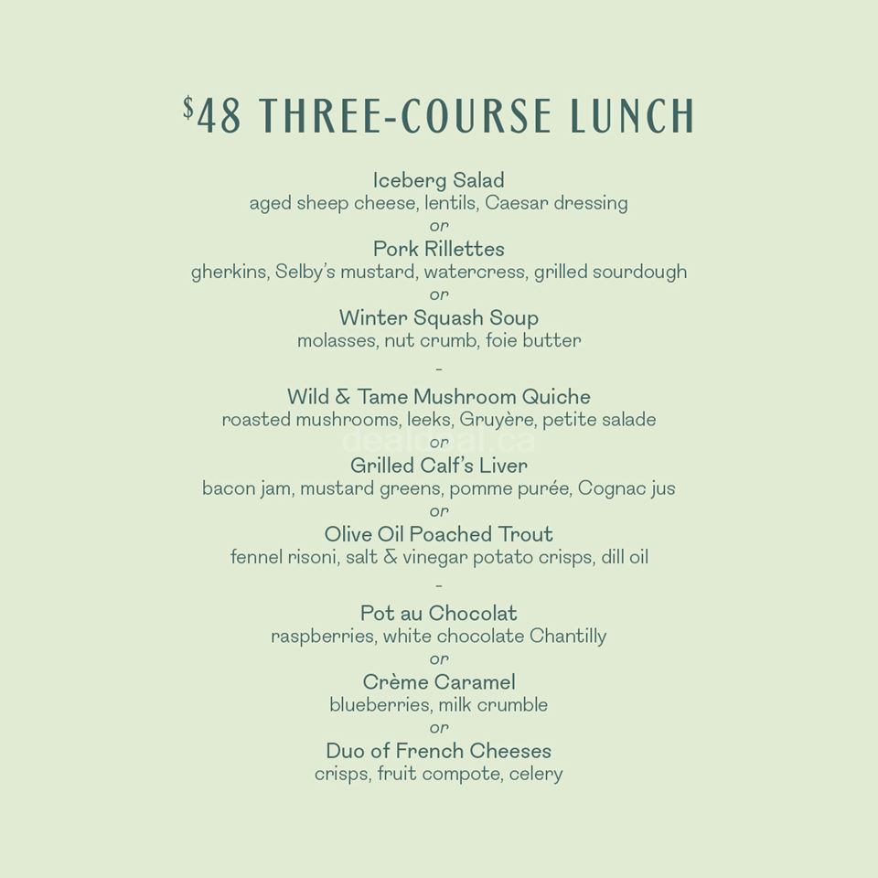 WINTERLICIOUS: Enjoy our $48 lunch & $65 dinner prix fixe image 2