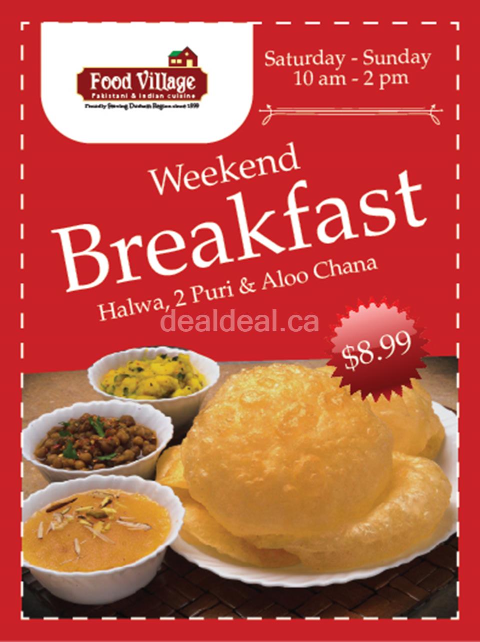 Weekend Breakfast at Food Village