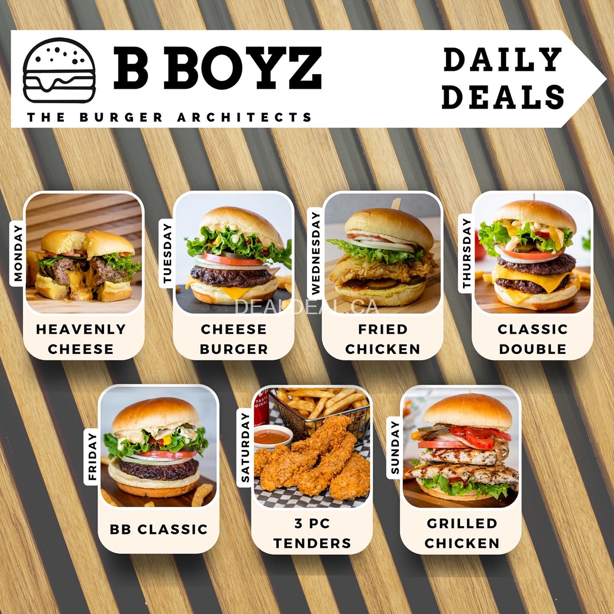 Daily Deals at B Boyz