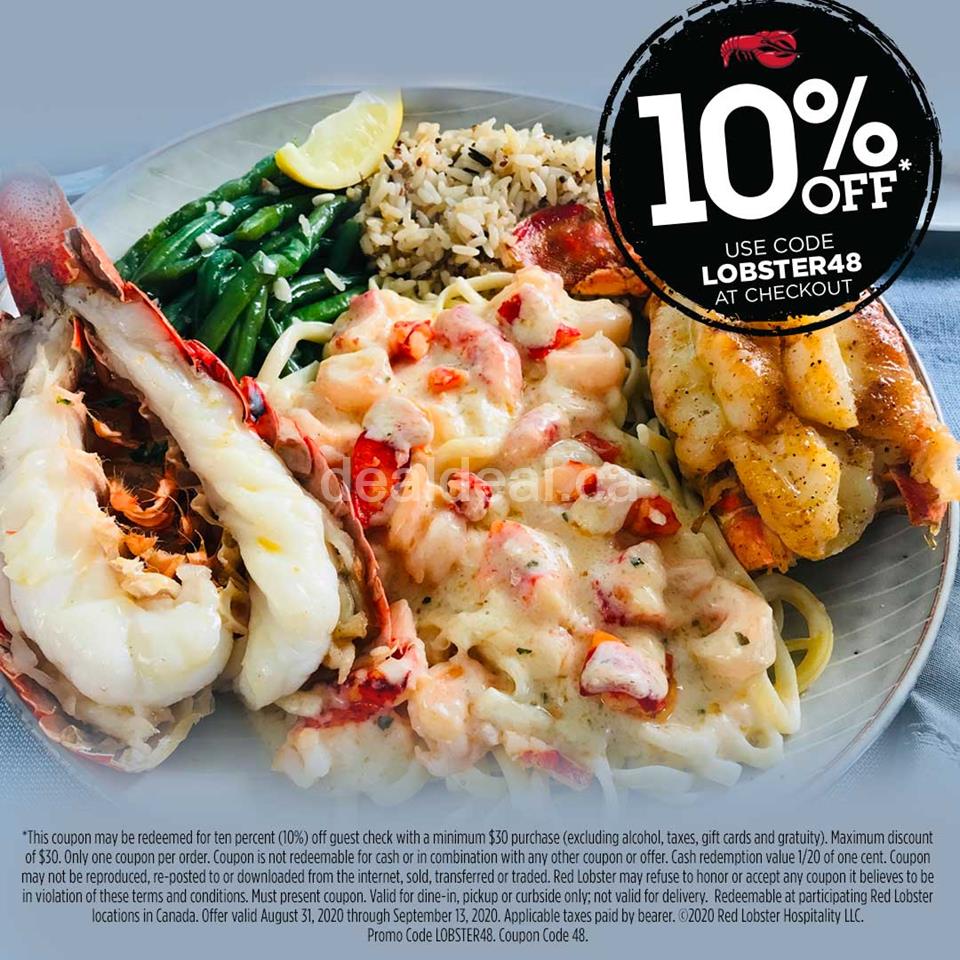 10% Off at Red Lobster