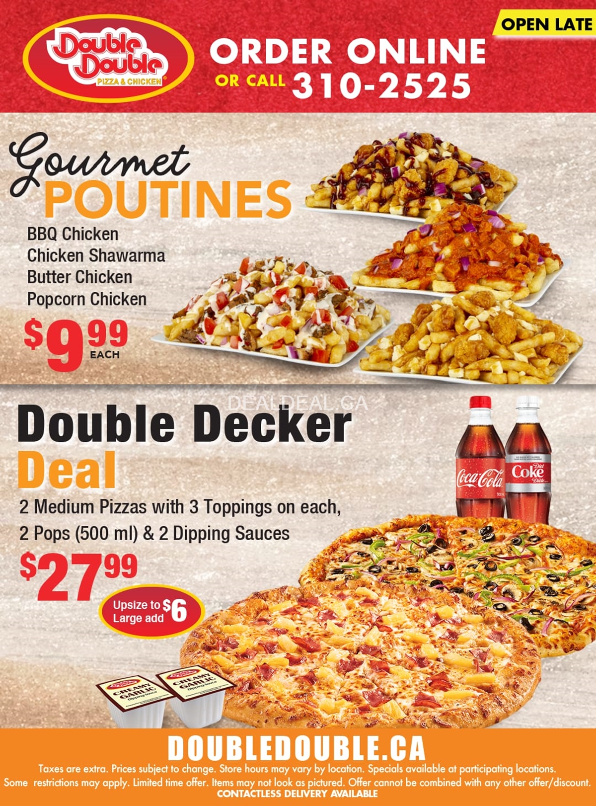 Latest Deals and Promotions at Double Double Pizza & Chicken - Kingston Road image 9